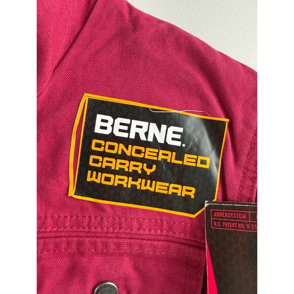 Berne Women Concealed Carry Workwear Lightweight Side Vents Jacket - Picture 5 of 16